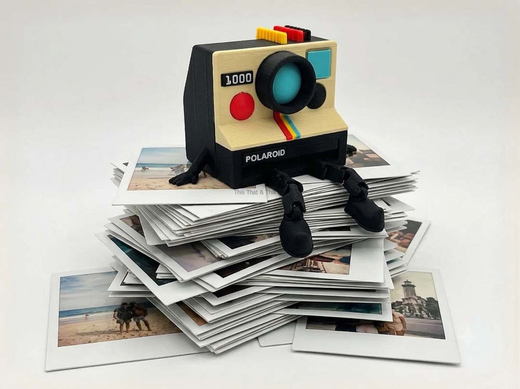 Retro Snap! 3D-Printed Vintage Camera SD Card Holder & Desk Buddy