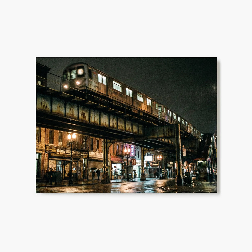 "Elevated Night Rush"