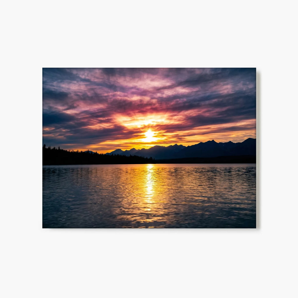 "Mountain Reflection Glow" - Steamboat Lake, CO