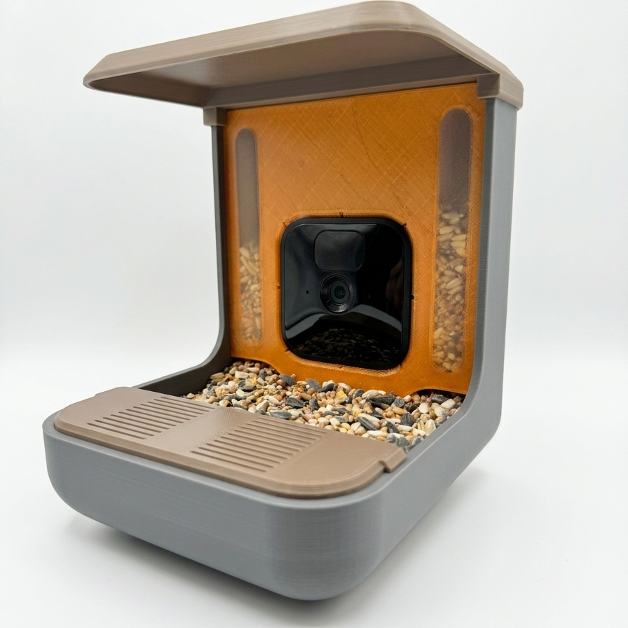 The Horizon Smart Bird Feeder — Custom 3D Printed Blink Camera Birdhouse