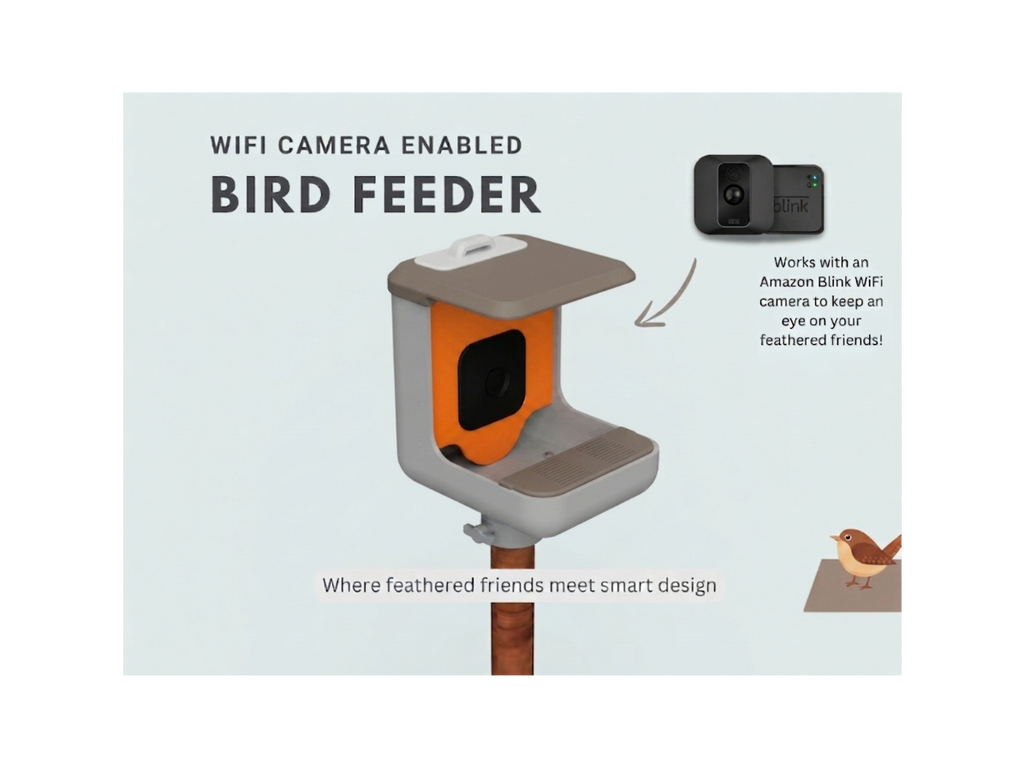 The Horizon Smart Bird Feeder — Custom 3D Printed Blink Camera Birdhouse