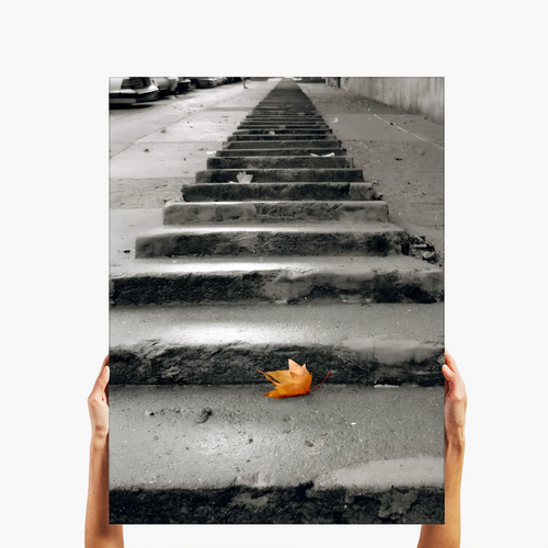"Alone on Steps" - San Francisco, CA
